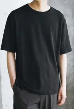 LIDNM　Linen T-Shirt　ICE BLACK　Mサイズのサムネイル