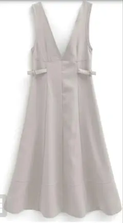 GRL グレイル サイドベルトフレアジャンパースカート dk1386グレージュL