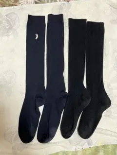 ソックス　ハイソックス2足セット