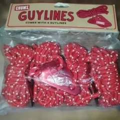 CHUMS GUYLINES 4本 赤　ラインのサムネイル