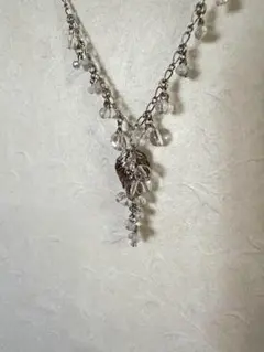 クリスタルビーズ ネックレス