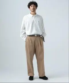 BAYFLOW 【ストレッチ・シワ軽減】2タックツイルワイドパンツのサムネイル
