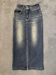 AZUL BY MOUSSY デニムタイトスカート ロング　Sサイズ