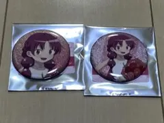 魔法少女まどか☆マギカ マルイ グリッター缶バッジ 杏子 花びら 映画 特典