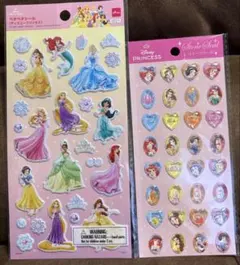 【正規品】ディズニー　プリンセス ストーンシール　ペタペタシール