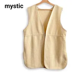 新品✨ mystic キルティングベスト ジレ クリーム オーバーサイズ