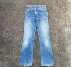 EDWIN Y2K ゆるフレアデニム｜色落ち◎ ダメージ M