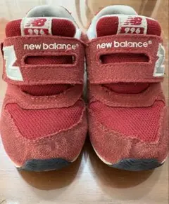 new balance 996 赤 キッズシューズ ベルクロ