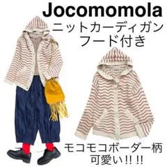 新品タグ付】Jocomomola ジップアップパーカー 花柄刺繍 size:40 