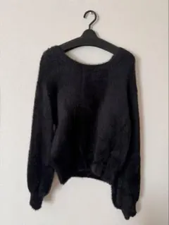 【アパートバイローリーズ】美品✨ニットセーター ブラック フリー