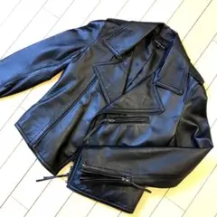 ❤️再値下❤️アトリエサブ★牛革ライダーズジャケット★レザー★革ジャン★M★秋冬流行