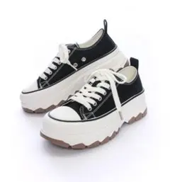 キャンバス地厚底スニーカー≪2024AW≫