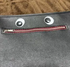 クラッチバッグ　フェイス　ブラック　リパーニ似　クラッチ　ポーチ　顔