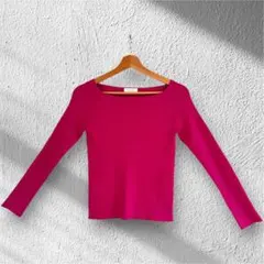 BEAUTY&YOUTH UNITED ARROWS リブスクエアネックニット