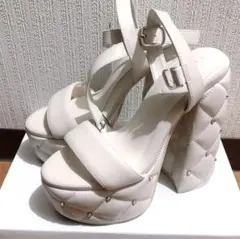 お値下げ可能】Diana キルティング ビジュー プラットフォーム