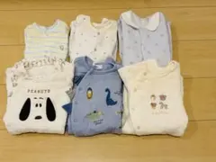 ベビー服ロンパースセット 6点まとめ売り60、70cm
