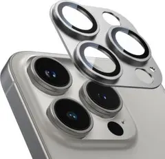 NIMASO レンズカバー iPhone 15 Pro用 チタニウム