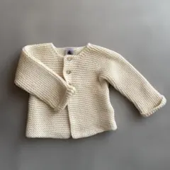プチバトー　ニットカーディガン 6m67cm