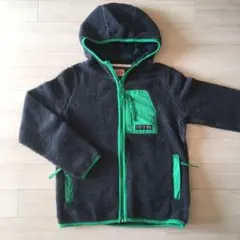 CUBE SUGAR キューブシュガー　ボアブルゾン　ボアジャケット　グレー　緑