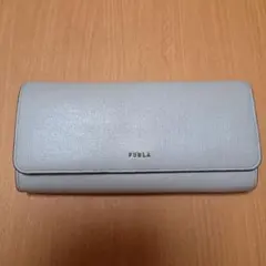 FURLA ブルーグレー 長財布