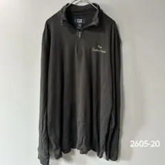 カッターアンドバック ハーフジップ 長袖 ハイネック M 黒 ピマコットン100のサムネイル