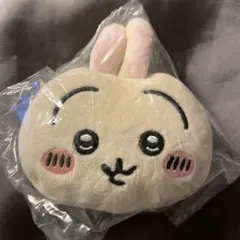 うさぎの顔ぬいぐるみ(横10×縦9cm)ボールチェーン付き