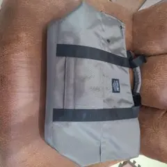 犬用キャリーバッグ グレー ナイロン製