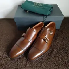 ジョンロブ LOPEZコインローファー タバコ スエード 黄色箱 サイズ8.5