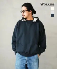 新品未使用WORKERS Atozuke Parka後付けパーカー スウェット