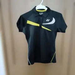 YONEX ポロシャツ ブラック/イエロー JP M
