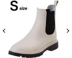 レインブーツ　撥水　ワークマン　Ｓサイズ　サイドゴア　チェルシーブーツ　ショート