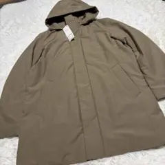 新品タグ付き✨ UNIQLO ユニクロ ハイブリッド ダウンコート ベージュ M