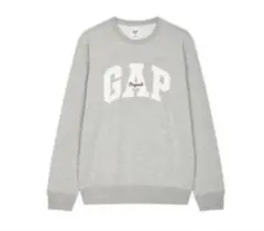 GAP ロゴスウェット グレー S