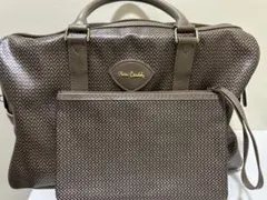 ピエールカルダン　 ボストンバッグ&ポーチセット　 ブラウンのサムネイル