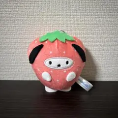 サンリオ　フルーツきぐるみマスコット　いちご　ポチャッコ