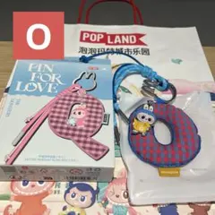 ラブブ PIN FOR LOVE イニシャル キーリング【O】