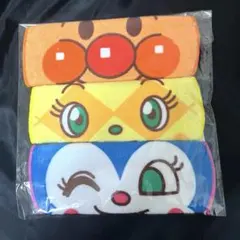 アンパンマン メロンパンナ コキンちゃん プチタオル 3枚 ハンカチ 新品