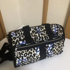 レスポートサック　ヒョウ柄ミニボストン　LESPORTSAC エッセンシャル