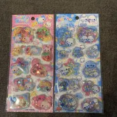 スパンコールパーティー　シール　ぷくぷく　あわわちゃん　ハッピーマーチ　②