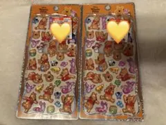 【新作】ディズニープチドロップステッカー　2枚セット