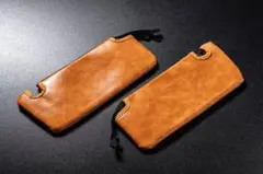 78プラド ブラウン サンバイザー カバー 左右セット グレイス シート