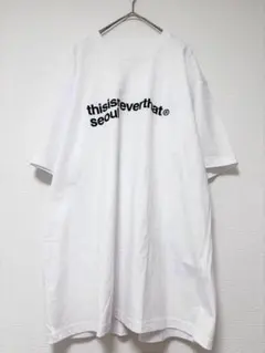 【新品未使用】thisisneverthat seoul Tシャツ 白のサムネイル