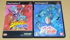 ジョジョの奇妙な冒険 黄金の旋風 ファントムブラッド PS2ソフト 2点セット