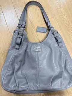 COACH ショルダーバッグ グレー　ワンショルダー