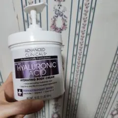 ADVANCED CLINICALS ヒアルロン酸 ボディクリーム 454gのサムネイル