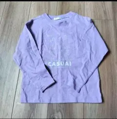 カジュアル パープル Tシャツ 120