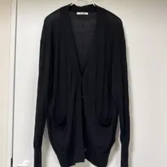 Whim Gazette シルク混 カーディガン ブラック Fのサムネイル