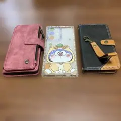 CaseMe 手帳型スマホケース ピンク キャラクターケース 手帳型ケース