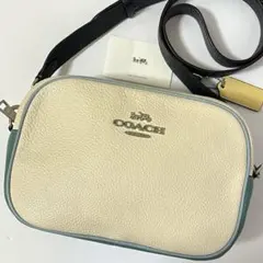 美品✨コーチ　ジェイミー　カメラバッグ　ショルダーバッグ　レザー　ホワイト