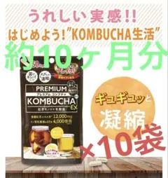値引き！！売り切れ次第終了！！プレミアムコンブチャEX 60カプセル×10袋